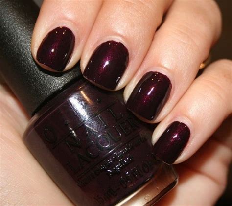 chanel black cherry nail polish.